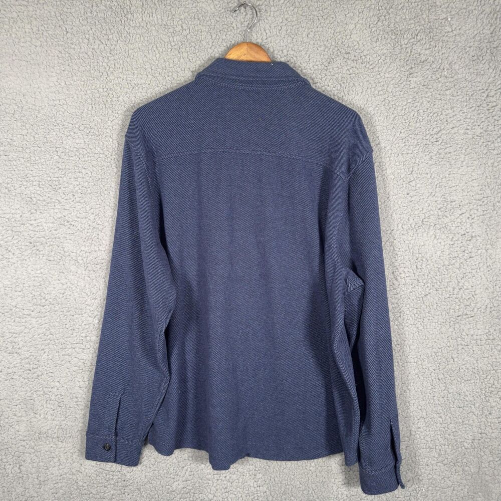 Vineyard Vines Mens XL Blue Calmwater Shirt Jacket Shacket Button Up - Picture 9 of 10